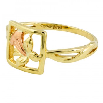 9ct gold 2-tone Clogau Ring size P